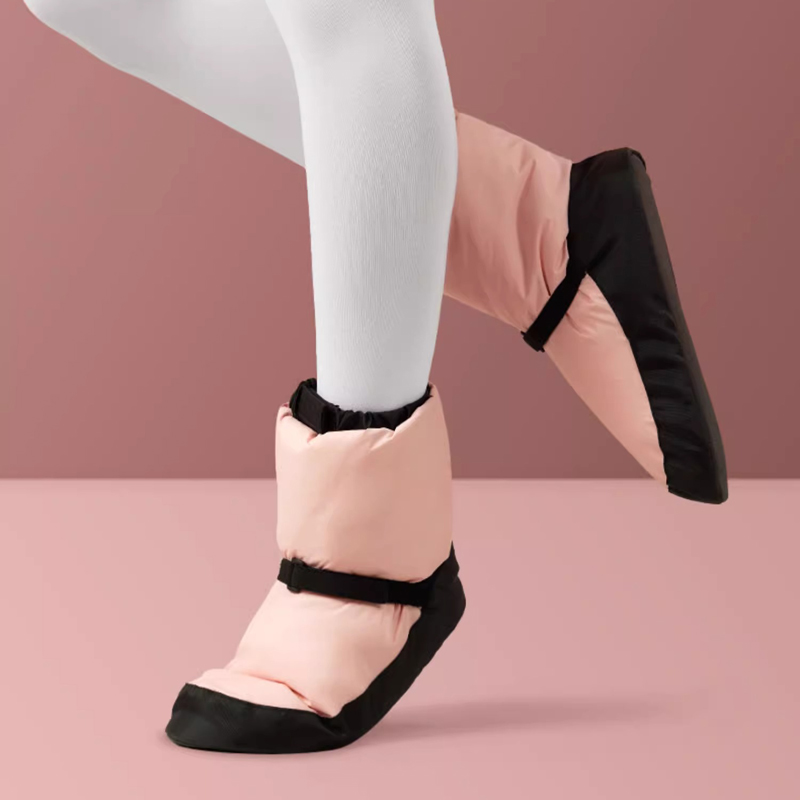 Botas cálidas de baile para niños y niñas, zapatillas de ballet de invierno para practicar la danza, zapatillas de ballet profesionales para niñas