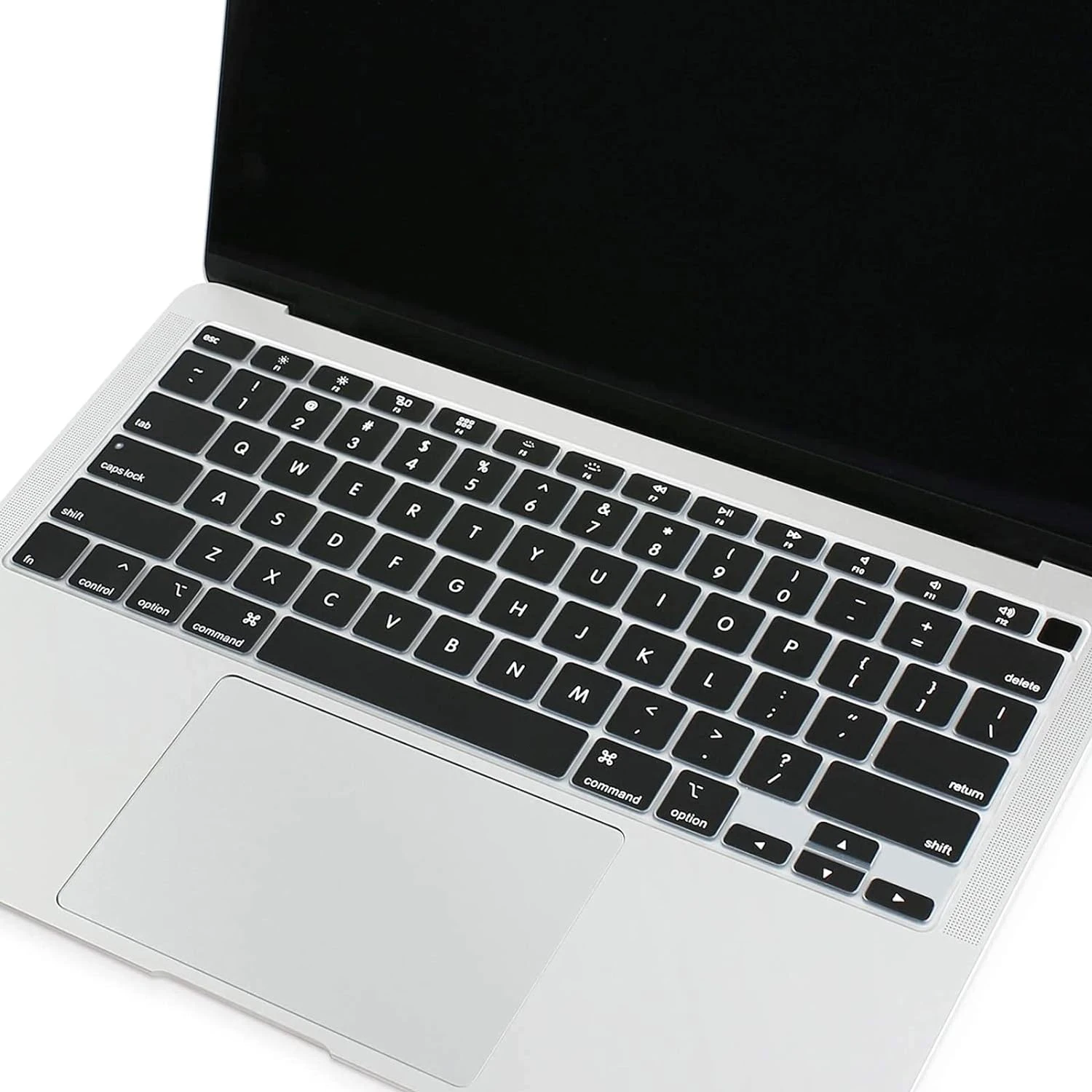 แป้นพิมพ์สําหรับMacBook Air 13 นิ้ว 2022 2021 2020 Release A2337 M1 A2179 พร้อมTouch IDกันน้ําซิลิโคนผิว