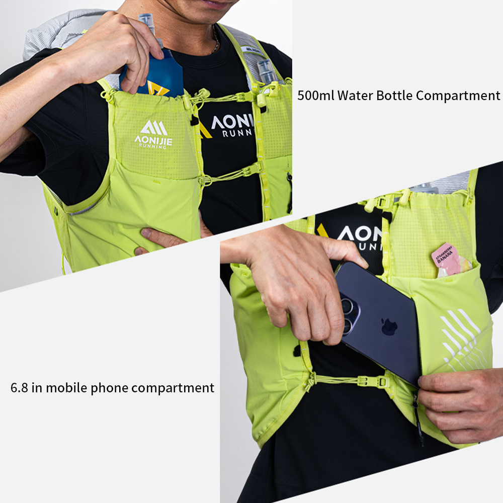 AONIJIE C9116-15L Mochila profesional para carreras de montaña de gran capacidad para ciclismo al aire libre adecuada para senderismo y montañismo