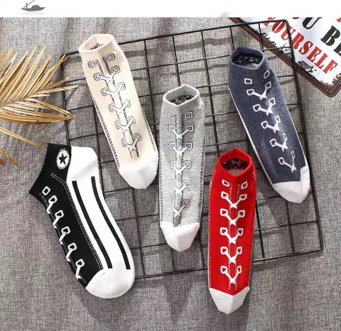 5 pares de calcetines para verano, finos, transpirables, invisibles, resistentes a los olores, calcetines deportivos para barcos que absorben el sudor