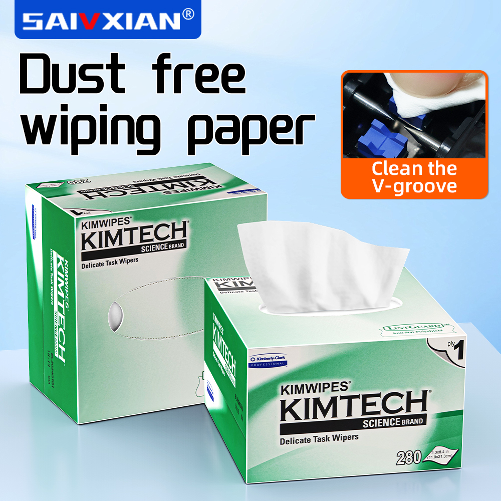 SAIVXIAN чистка оптического волокна KIMTECH Dustfre бумажная оптоволоконная чистящая коробка салфеток для очистителя оптического волокна инструмент