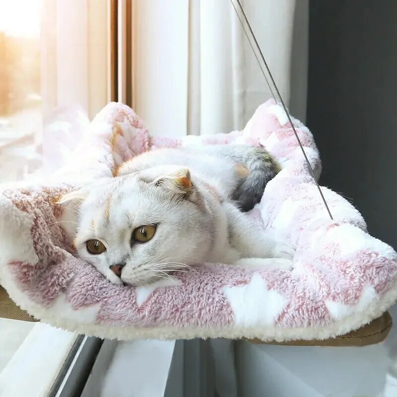 New Cat Hammock Cat Sunny Window Seat lavabile staccabile Pet Bed ventosa Shelf Bag letti Seat For Cat Sleeping Pet Accessories