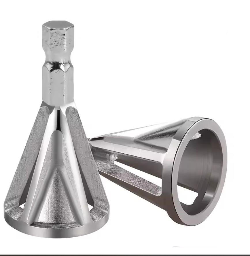 Herramienta de biselado, herramienta de taladro portabrocas, herramienta de biselado externo de desbarbado de Metal, recorte de ángulo de molienda, adecuada para varios C, 1 ud.