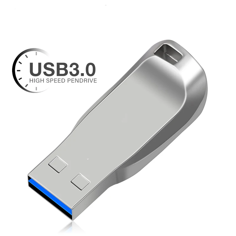 Unidad flash USB 3.0 con varilla de metal de alta velocidad, 128 GB, 64 GB, 32 GB, 16 GB, 8 GB, disco U con bolígrafo gratuito duradero para almacenamiento de datos