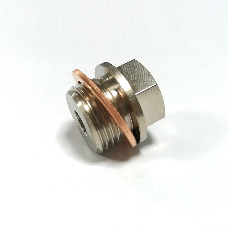 Plugue M18x1.5 1/8NPT do adaptador do sensor de temperatura da exaustão de aço com arruela