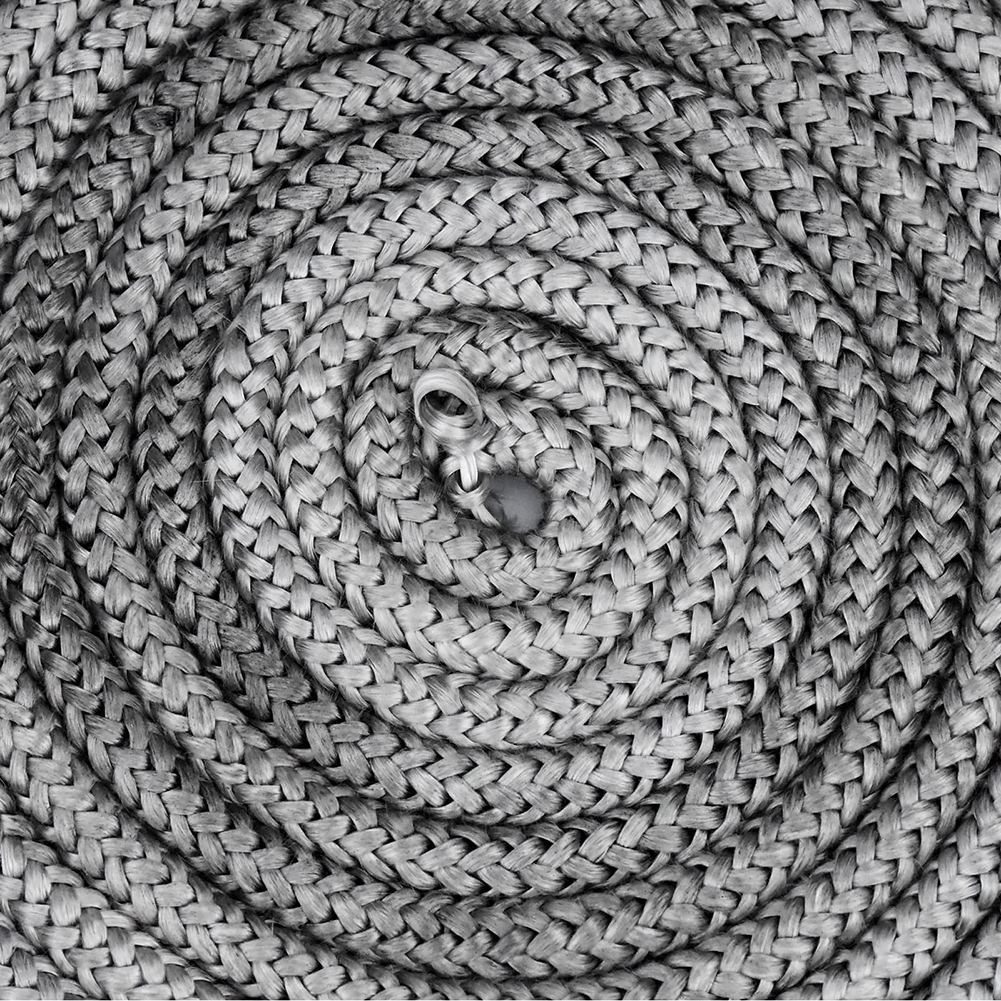 Junta de puerta de estufa de leña, sello de cuerda, puertas de estufa de leña suave, 12mm X 2m, 8mm X 300cm, fibra de vidrio elástica, buen rendimiento de sellado