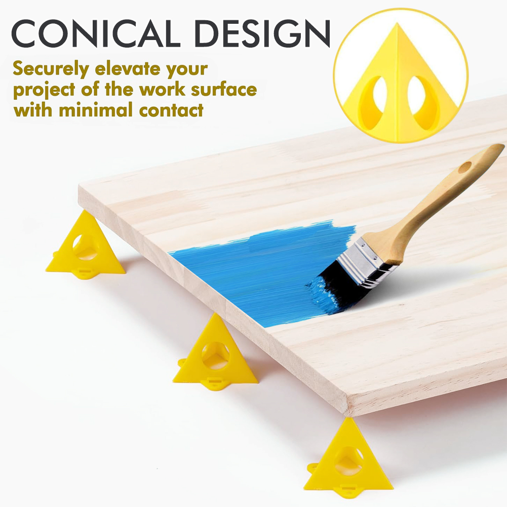 2025 10 peças suportes de pirâmide de pintores, suportes de porta para pintura, suporte de pintura de porta, pirâmides de pintura, suporte de lona para derramamento de pintura