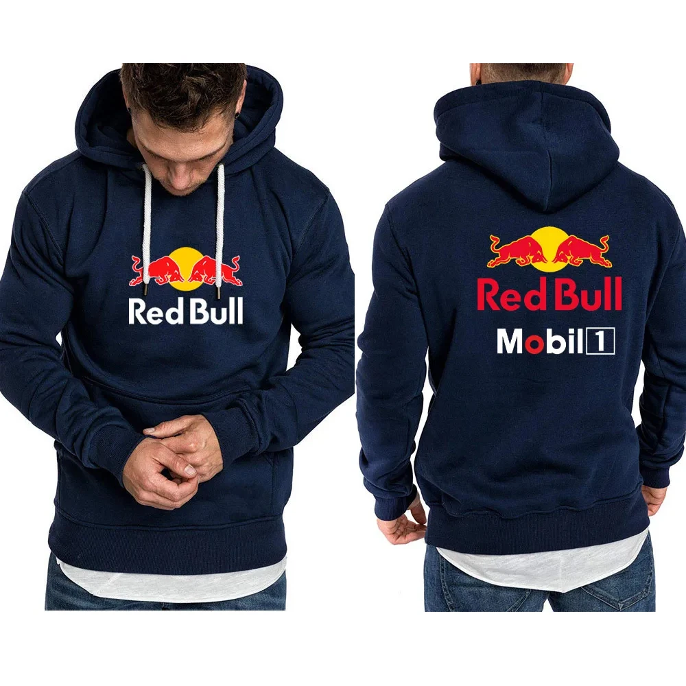 Новинка 2025 года, толстовка с капюшоном Red Bull, модная спортивная толстовка на открытом воздухе с 3D принтом, мужской пуловер, спортивная одежда на открытом воздухе, гоночная толстовка с капюшоном, одежда Red Bull