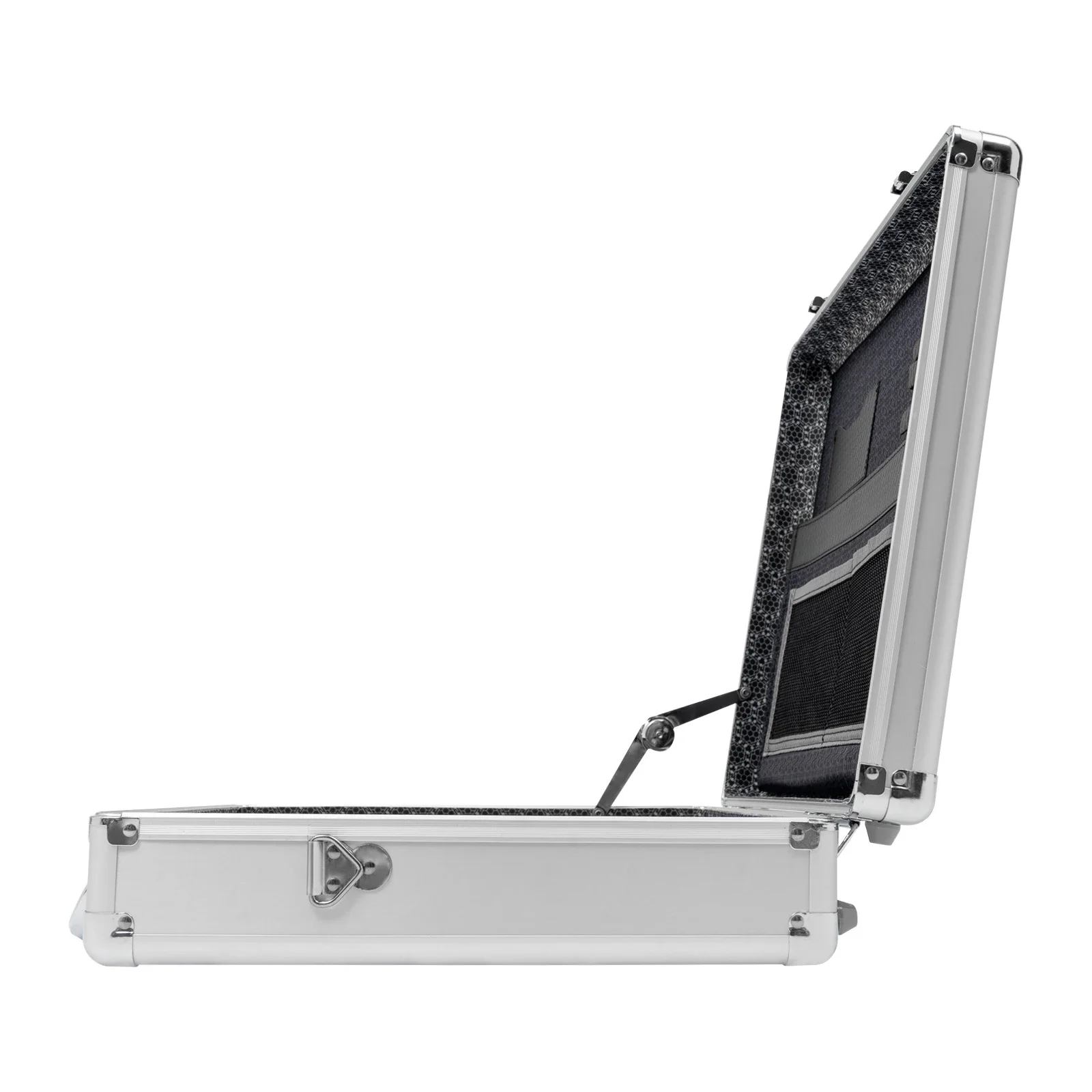 Locking Storage Box with Two 3-Digit Combination Locks, Sturdy Aluminum Alloy and MDF Construction, Spacious Interior for