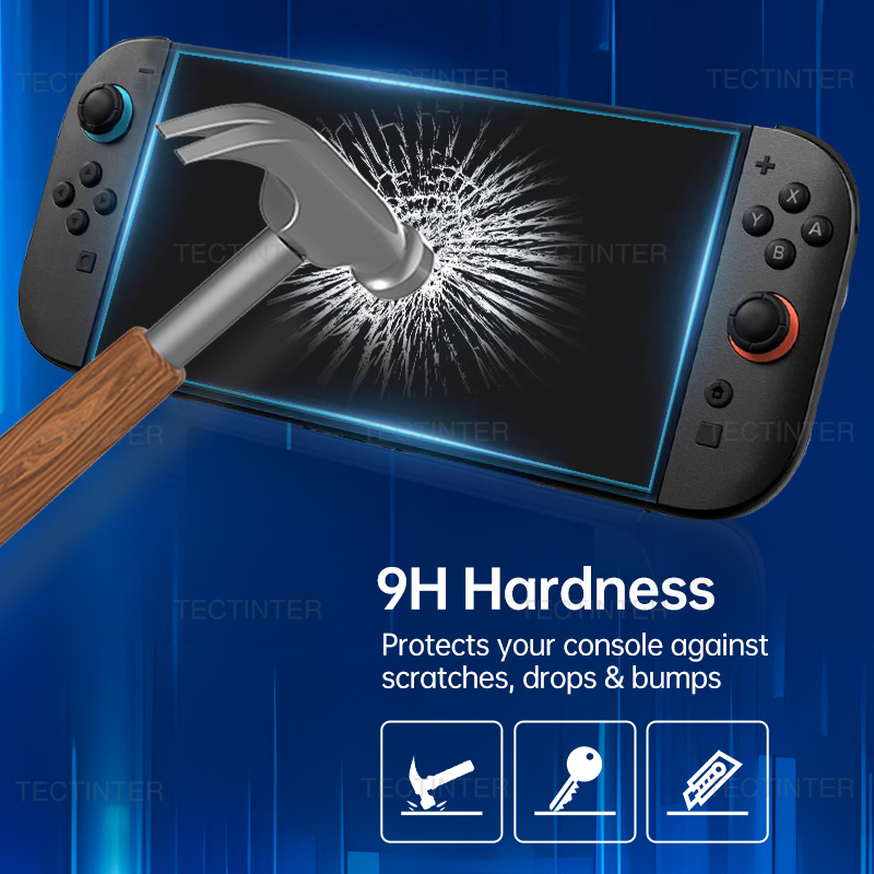 For Nintend Switch 2 Screen Protector 1/2/3PCS Anti-Scratch Tempered Glass Films HD Clear for Nintend Switch 2 Games Accessories