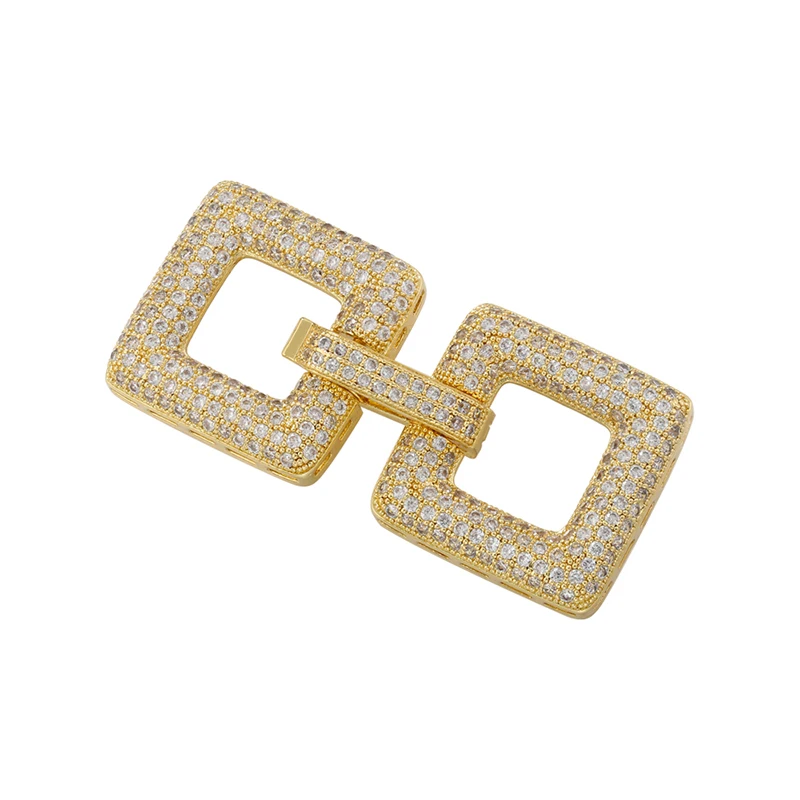 ZHUKOU ตะขอต่างๆสําหรับเครื่องประดับทําอุปกรณ์ DIY hooks อุปกรณ์เสริม Cubic zirconia สําหรับสร้อยข้อมือ VK163