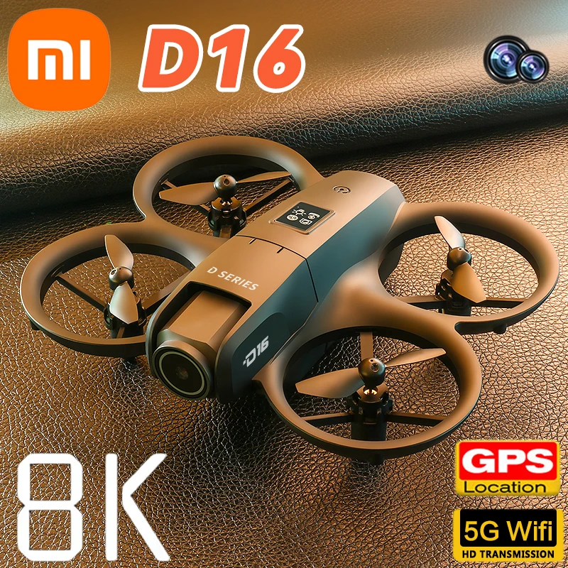 Xiaomi original d16 drone 8k 5g gps profissional hd fotografia aérea aeronaves de controle remoto motor bushless quadcopter uav