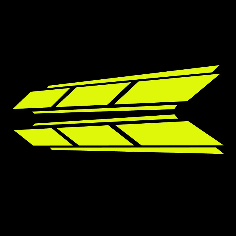 Motorcycle Front Fender Comb Universal Stickers Decoration Reflective Waterproof Decal
