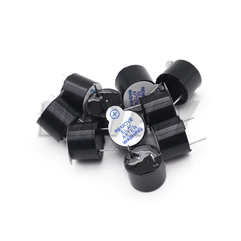 10 Stück 3 V 5 V 12 V 12 x 9,5 mm aktiver Summer, magnetisch, langer Dauerton