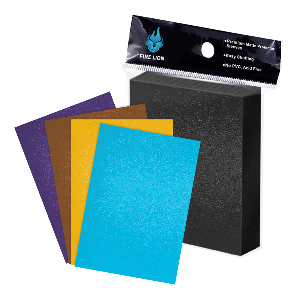 100Pcs/Set 66*91mm Card Sleeves Trading Cards Soft Baseball Card Protector Fit For Tarot Shield Board Games Magical Cover