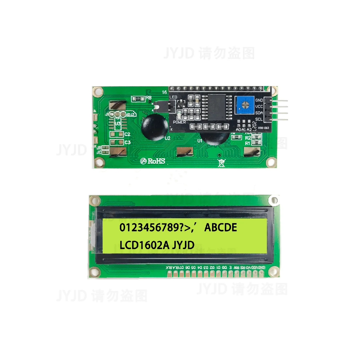 Módulo lcd1602 tela azul verde para arduino 0802 personagem lcd uno r3 mega2560 display pcf8574t iic interface i2c