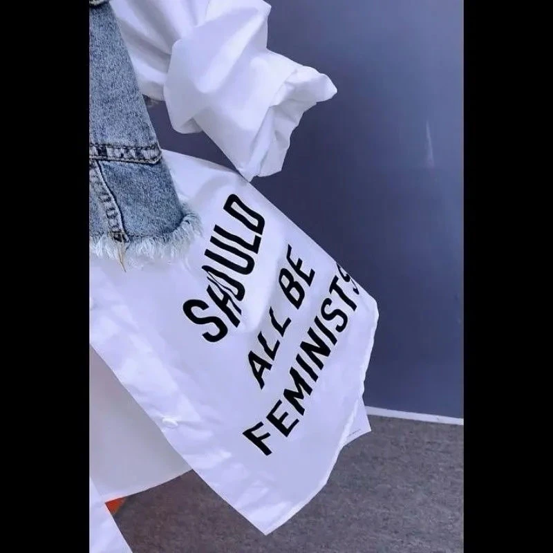 Nueva chaqueta vaquera empalmada para mujer, camisa vaquera de moda coreana para primavera y otoño, Tops, chaquetas vaqueras informales, cortavientos para mujer