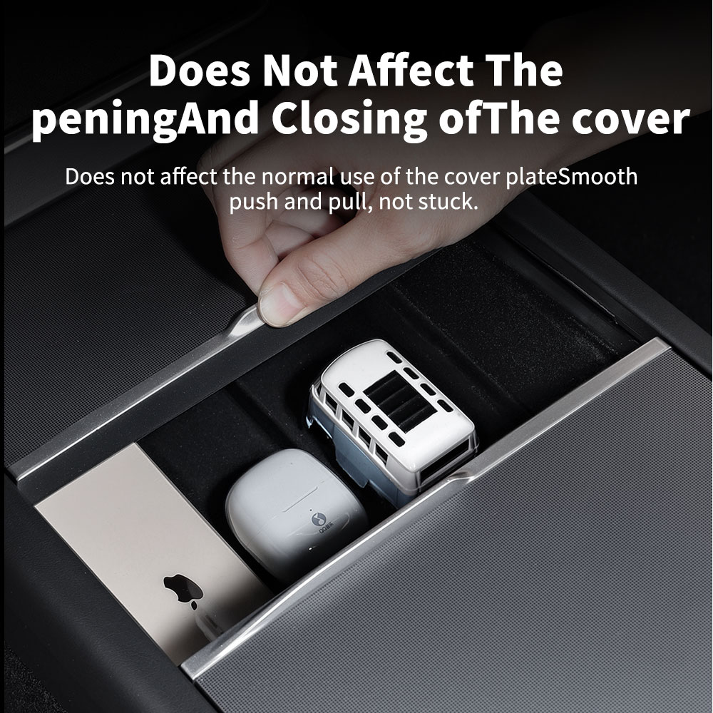 YZ Für Tesla Modell 3Y Highland Juniper 2021-2025 Lagerung Box Mittelarmlehne Versteckte Box Tasse Halter Organizer auto Zubehör