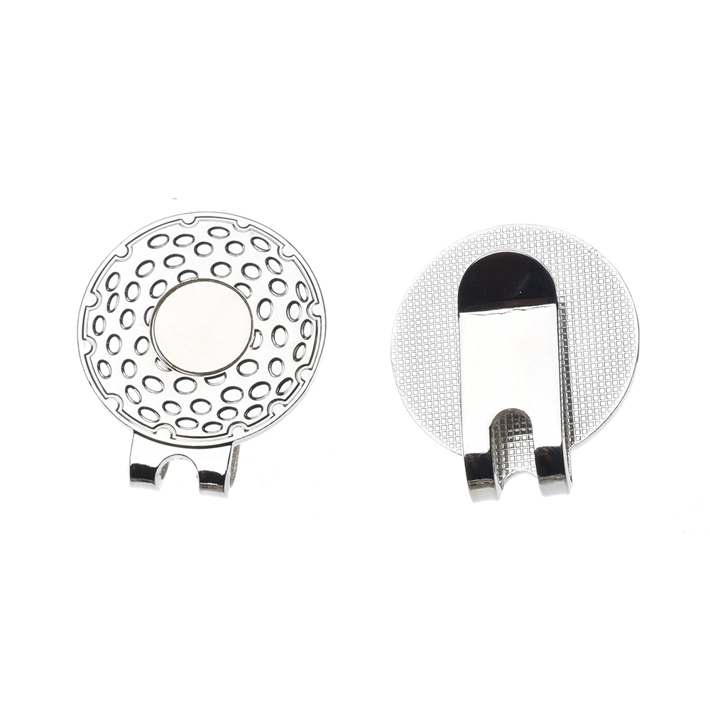 2 個ゴルフハットクリップボールマーカー磁気ゴルフキャップクリップとゴルフボールマーカー男性女性ゴルファーアクセサリー