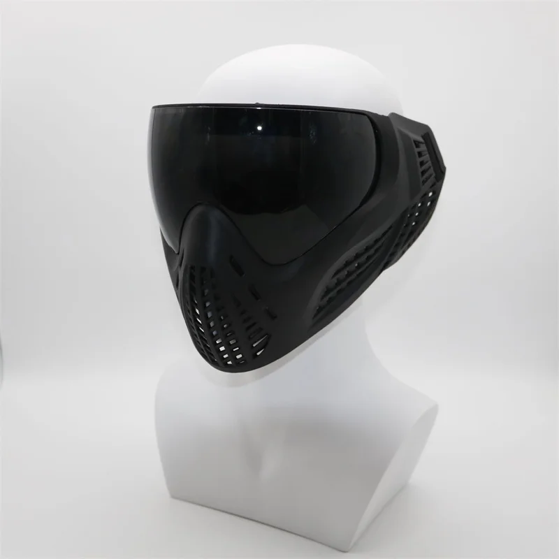 Zlangsports Tattico Paintball Airsoft maschera protettiva integrale può essere Euipped con fotocamera sportiva CS Cosplay maschere di Halloween