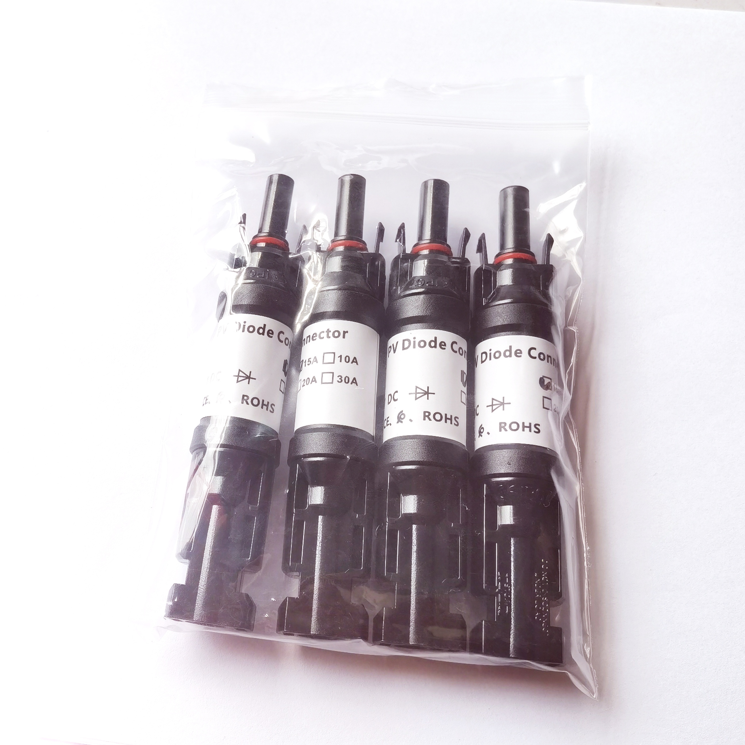 並列ソーラーダイオード、コネクタ、10a、15a、20a、30aのソーラーパネルを接続するための最高品質のダイオード接続ブロック