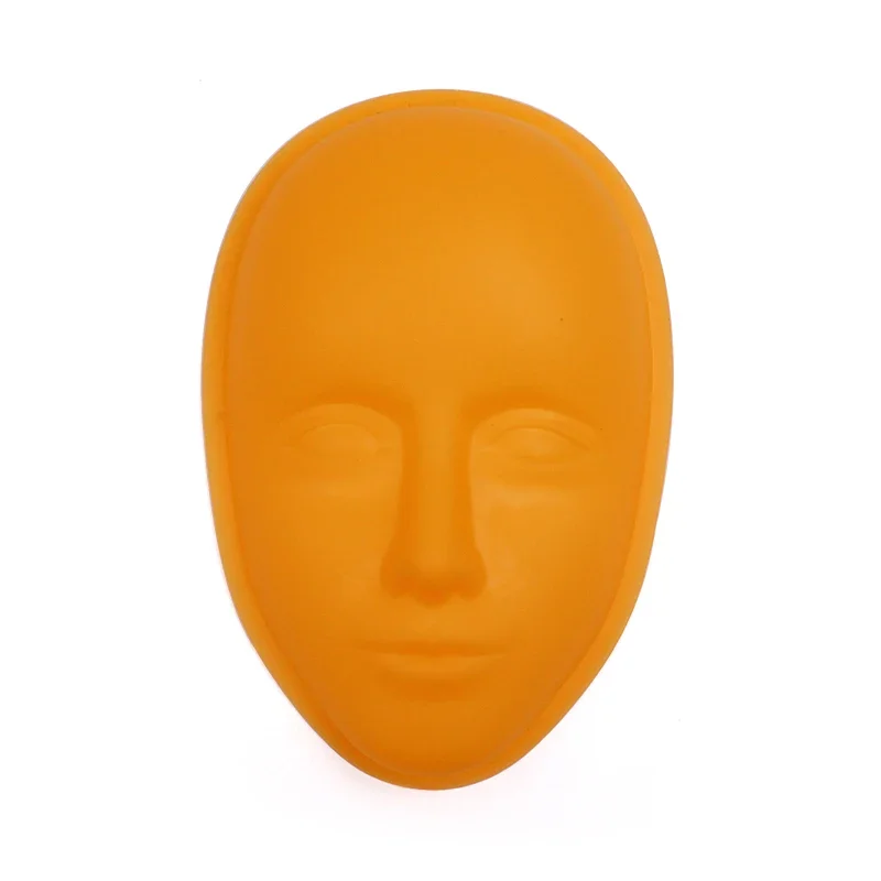 5D Mặt Hình Xăm Huấn Luyện Đầu Silicone Thực Hành Thường Trực Trang Điểm Môi Lông Mày Hình Xăm Da Hình Nộm Búp Bê Mặt Đầu