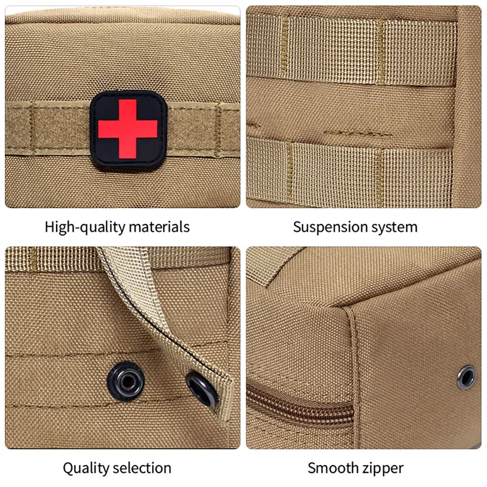 Tragbare Medizintasche Organizer Outdoor Camping Jagd Notfall Medizinische Kits Ausrüstung Taktische EDC Tasche Brieftasche