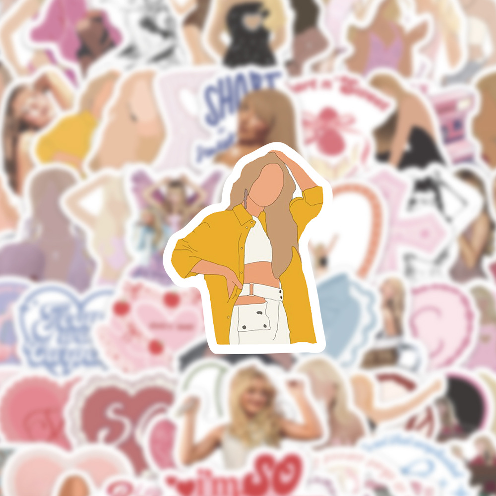 10/30/60 шт. Sabrina плотник певец наклейки DIY украшения альбом скейтборд велосипед гитара ноутбук автомобиль дети ПВХ водонепроницаемые игрушки