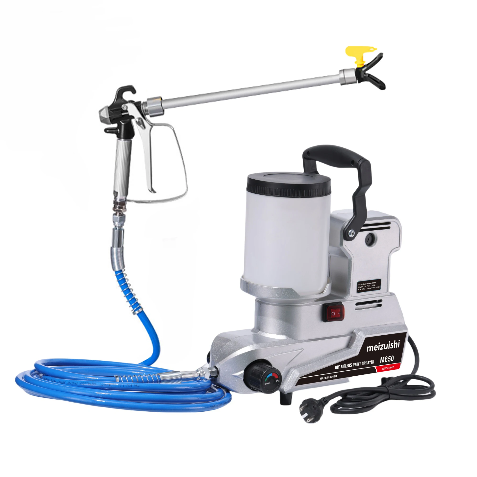 New Multifunctional 1200W Airless Paint Sprayer Machine 2L Small Portable Electric Spray Gun High Power Home Painting