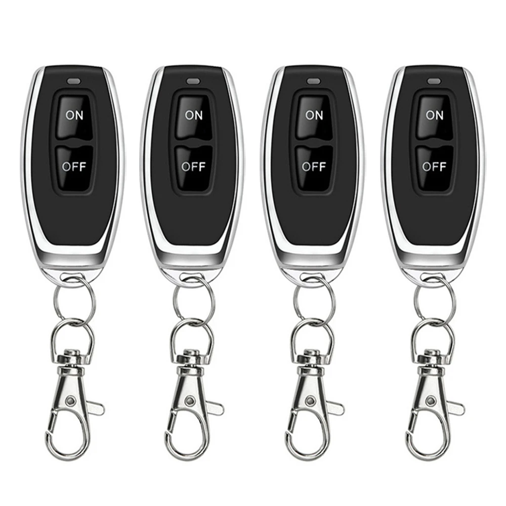 Control remoto de aprendizaje de 433MHz, Control remoto RF, código de aprendizaje EV1527, transmisor de hogar inteligente para puerta de coche, llave de alarma para puerta de garaje