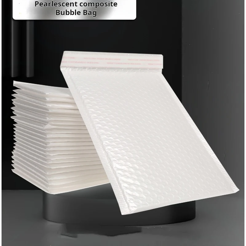 10pcs 15x25 Polegada mailers de bolha poli branca, envelopes acolchoados auto-selo para envio, envio postal, embalagem