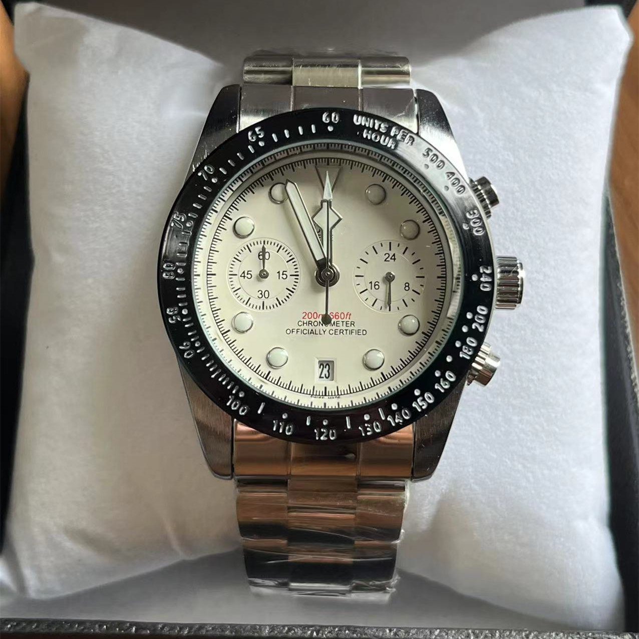 Moda negócios pulseira de aço inoxidável relógio de quartzo requintado à prova dwaterproof água marca luxo relógio data automática relógio masculino