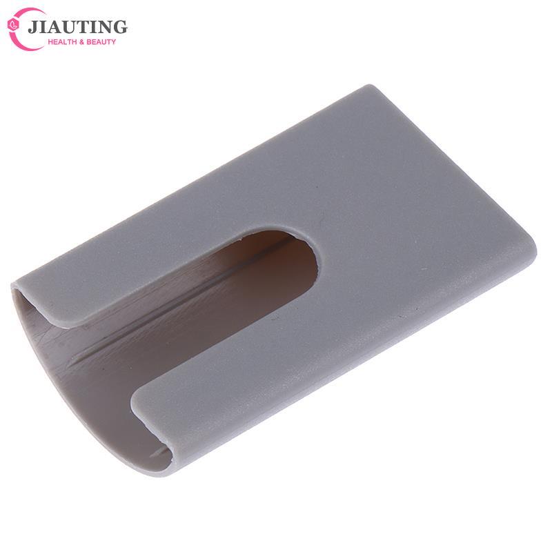 Universal 1PC Razor Head Protective Cover Case Plastic Double Edge Razor Head Sleeve Long Handle