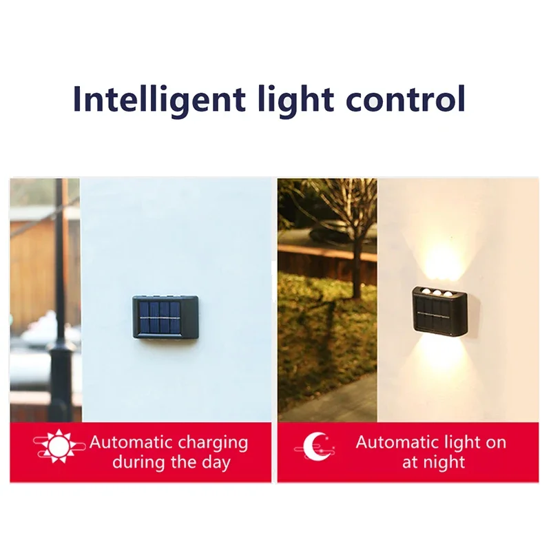 10LED colector Solar luces al aire libre impermeable energía Solar luz LED de seguridad para jardín patio valla decoración del hogar iluminación