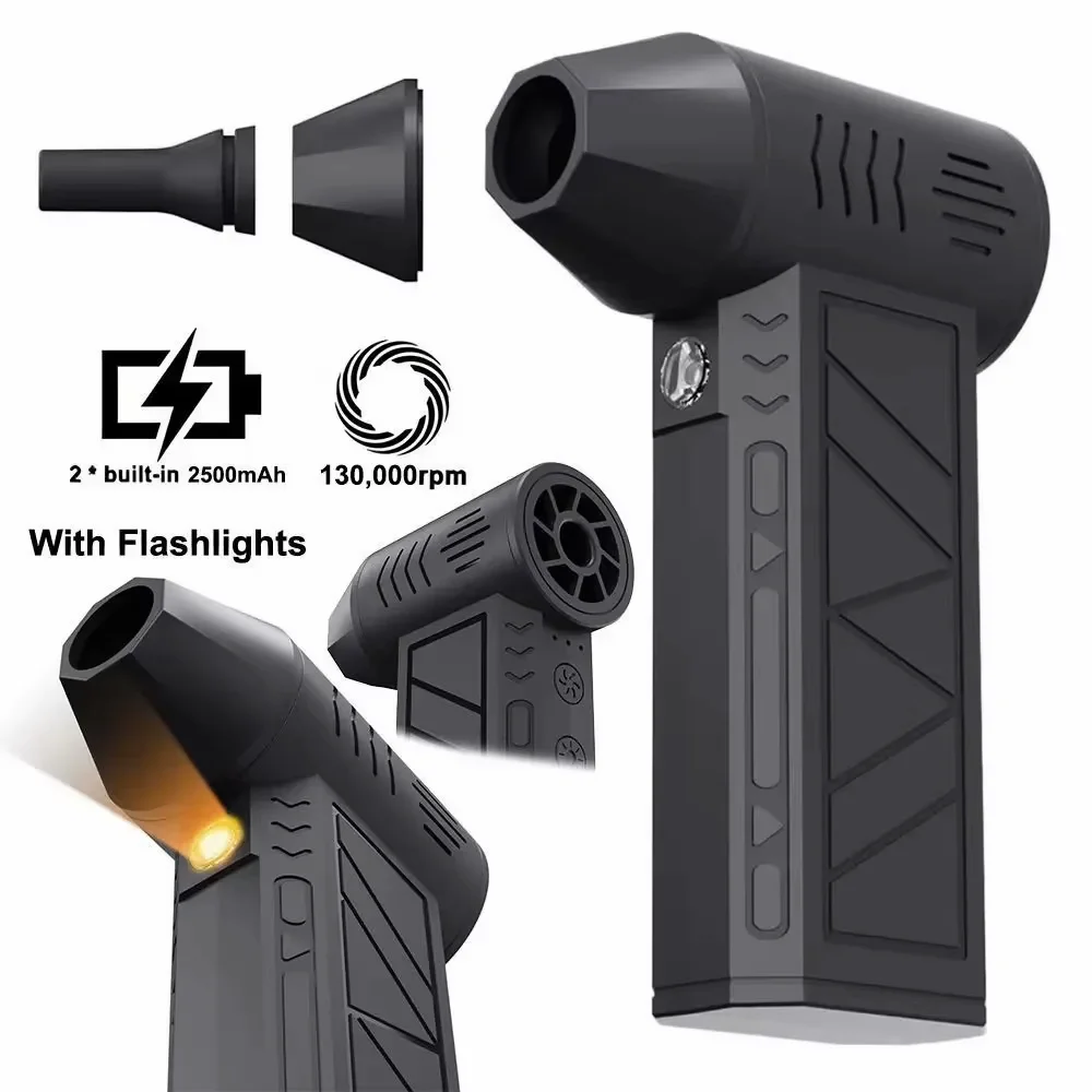 130000 RPM 미니 공기 송풍기 휴대용 전기 터보 제트 팬 산업용 먼지 송풍기 브러시리스 모터 폭력 송풍기 풍속 52 메터/초