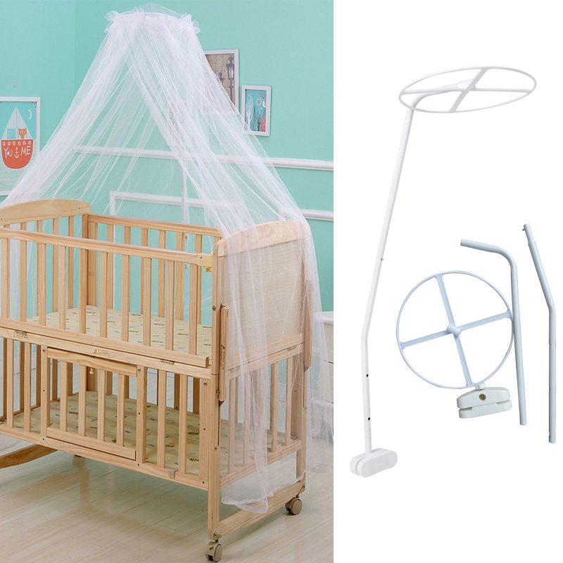 Ajustável mosquito net suporte para berço do bebê berço para dossel bebê infantil da criança cama cúpula berços acessórios h055