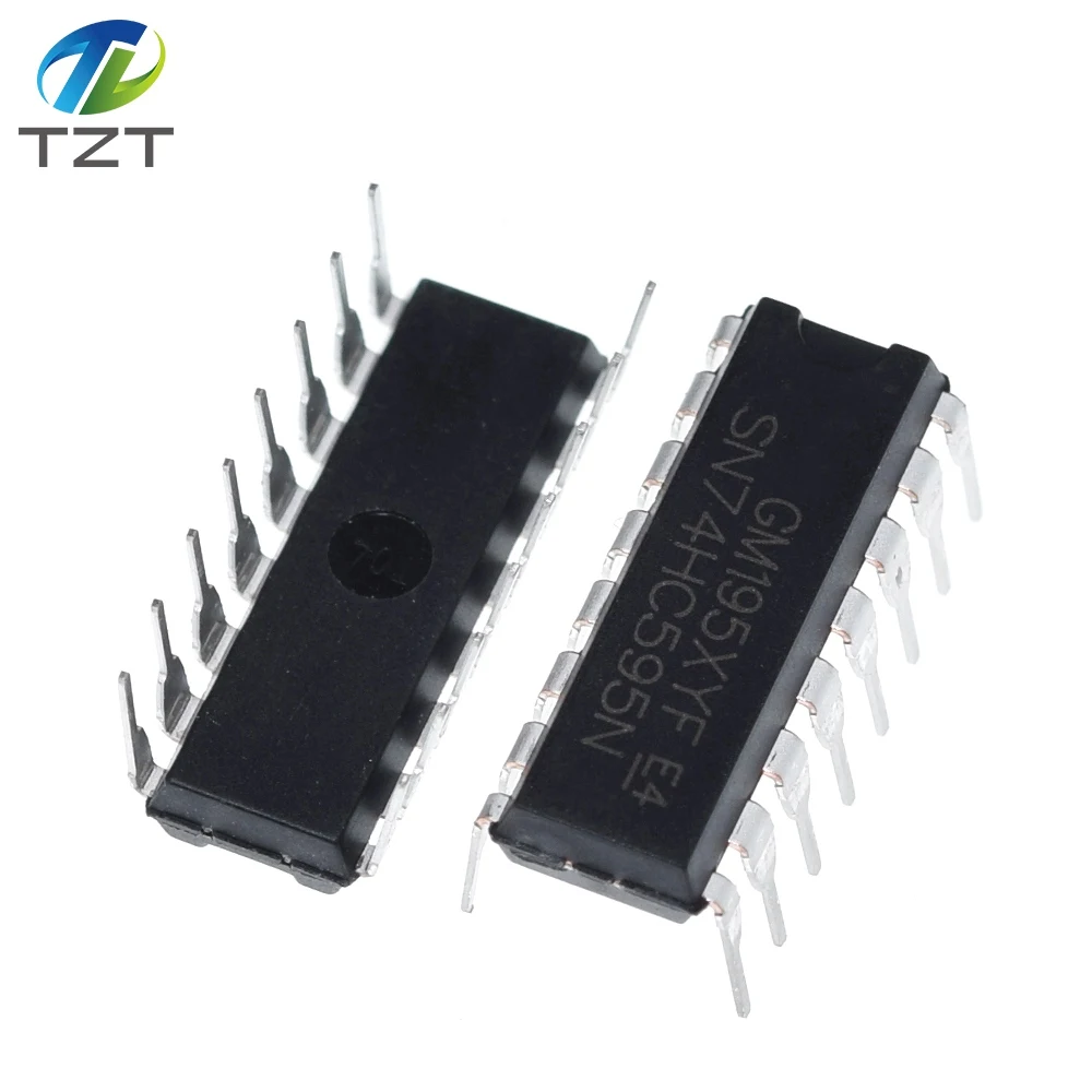 TZT 10 Uds SN74HC595N SN74HC595 74HC595N 74HC595