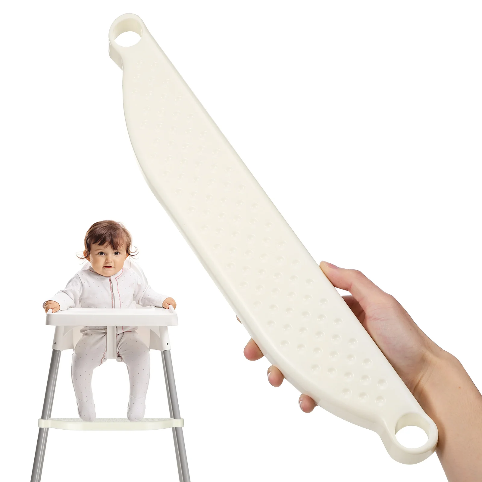 High Chair Footstool Wide Adjustable Footrest Universal Highchair Desk Rest Replacement Sturdy Plastic
