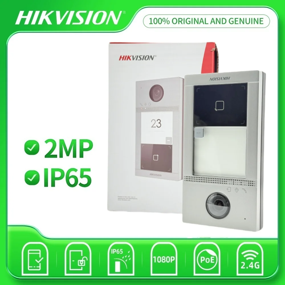 Hikvision DS-KV9503-WBE1 Metal resistente ao vandalismo Reconhecimento facial IP Villa Door Station DS-KH6320-WTE1 DS-KV6113/8113-WPE1