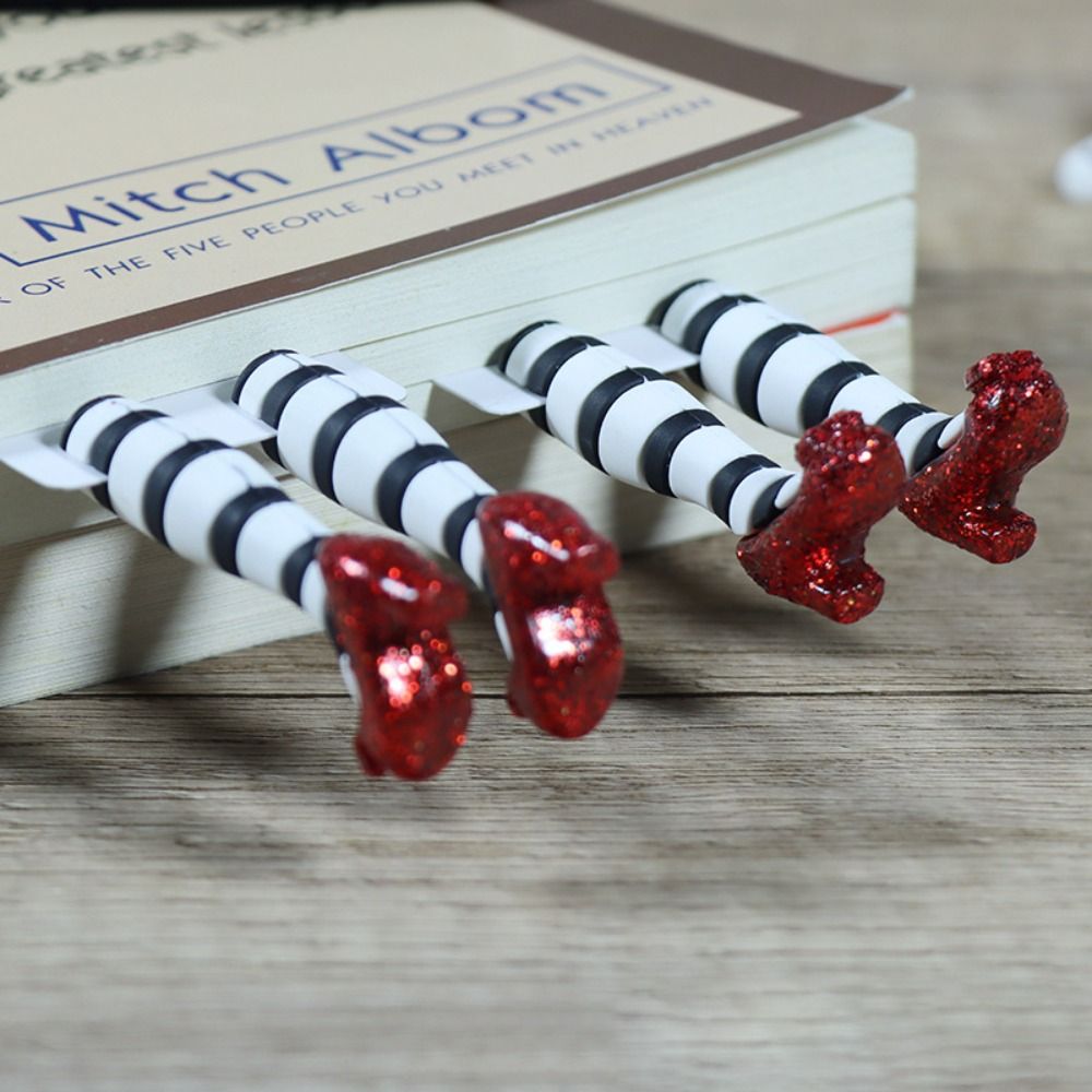 3D รองเท้าส้นสูงบุ๊คมาร์คคุณภาพสูง 18*5 ซม.ขา Handmade Book Marker คนรักหนังสืออุปกรณ์สํานักงานเครื่องเขียนโรงเรียน