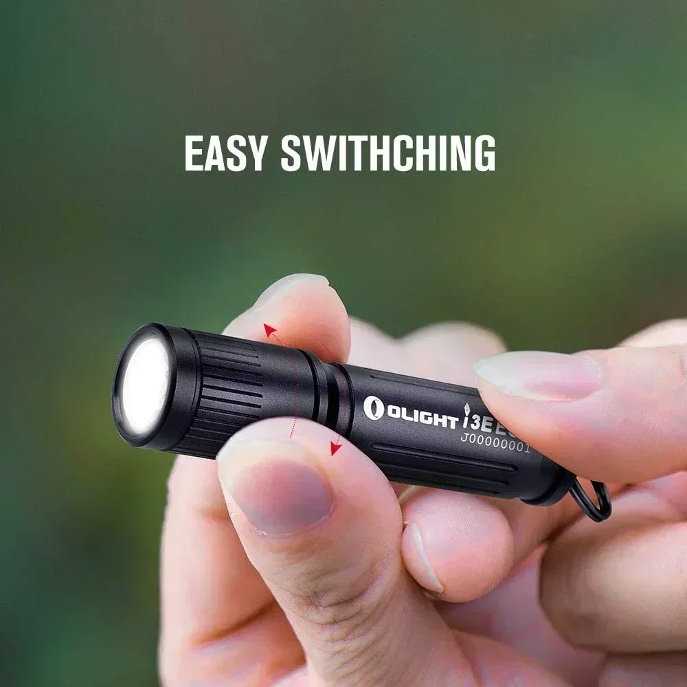 Olight i3E EOS EDC llavero linterna con batería AAA portátil impermeable Mini Troch Light