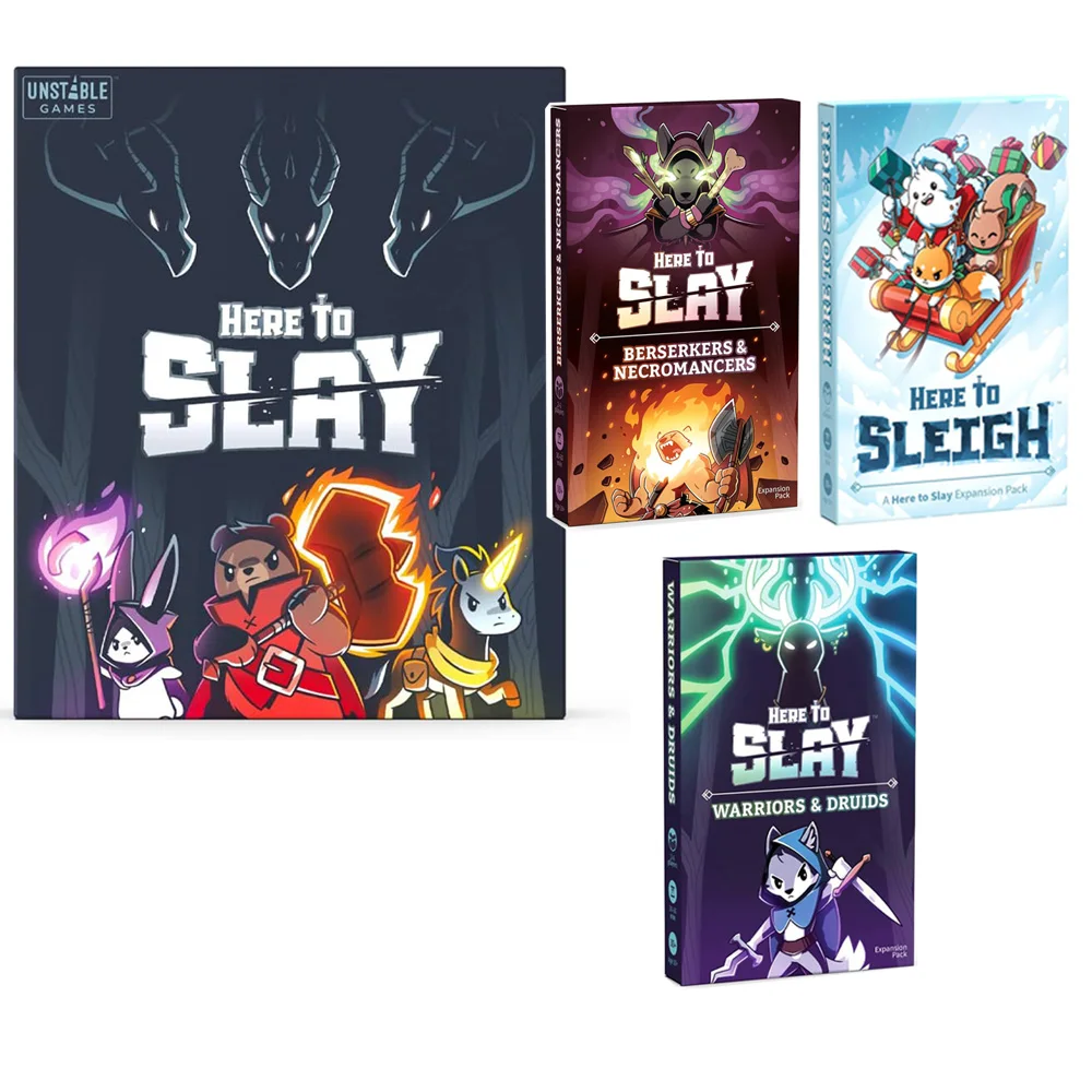 Unicorns card game Christmas Special Nightmares Expansion Explode Original Imploding barking Streaking Zombie Board game Kitten
