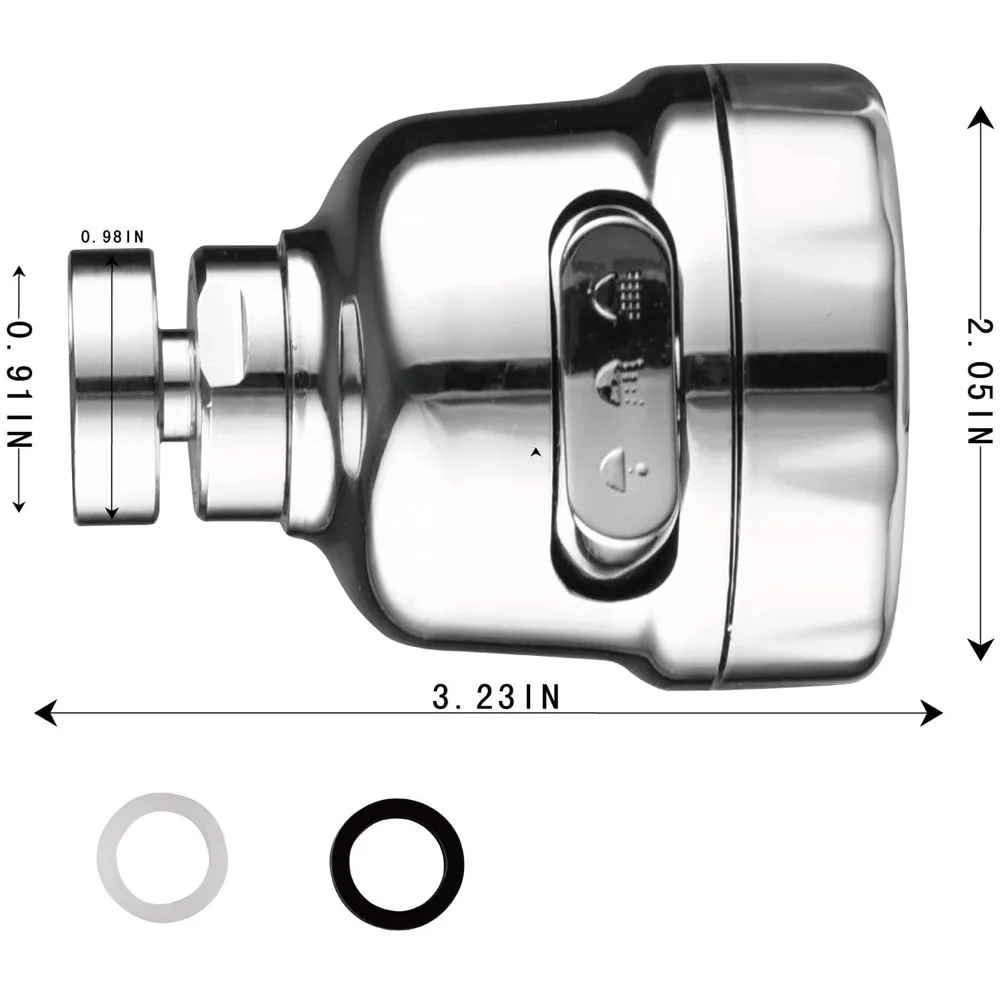 3 โหมดก๊อกน้ําปรับ Booster ก๊อกน้ํา Aerator เคลื่อนย้ายได้ยืดหยุ่น TAP HEAD Shower Diffuser Rotatable หัวฉีดอุปกรณ์ครัว