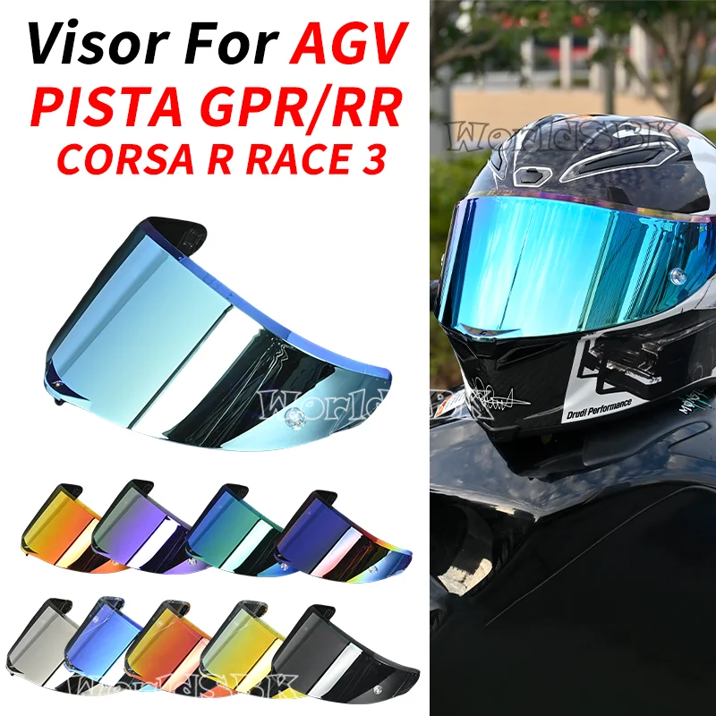 Козырек для мотоциклетного шлема для AGV PISTA GPR GPRR CORSA R RACE 3, щиток для шлема, защита от ультрафиолета, лобовое стекло, аксессуары для мотоциклов Casco
