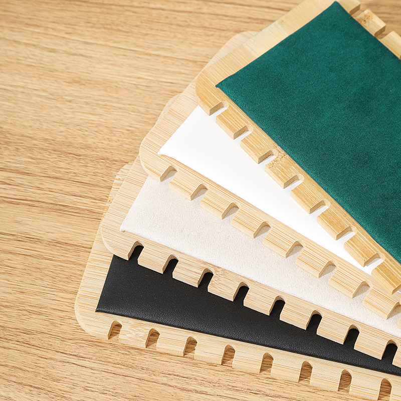 แฟชั่นสร้อยคอไม้ขาตั้งจอแสดงผลขนาดใหญ่ความจุจี้สร้อยข้อมือยาวเครื่องประดับRackเคาน์เตอร์ตู้โชว์Prop