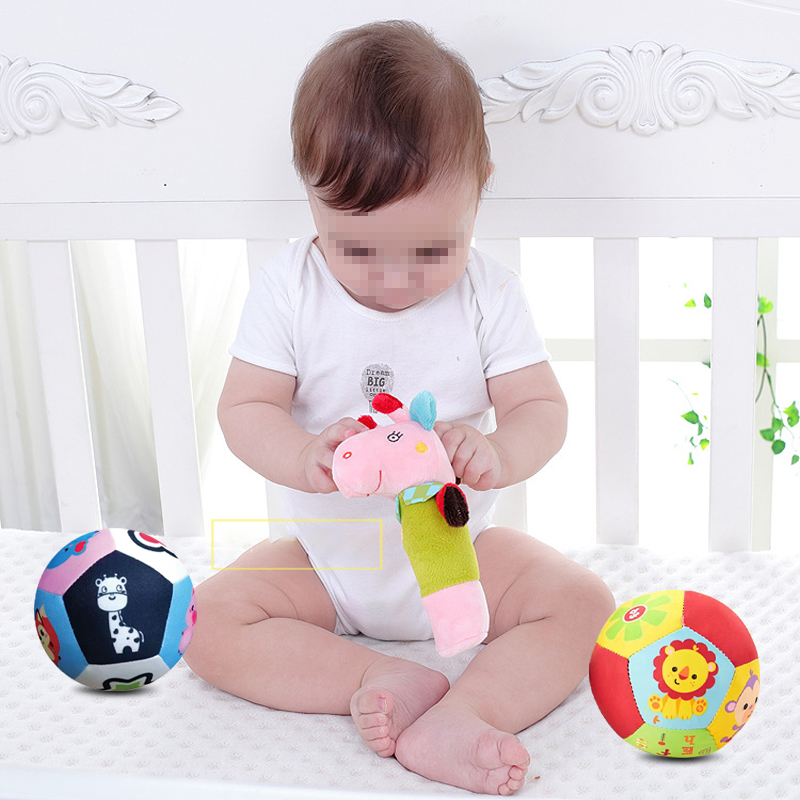 Bébé Main Saisir Boule Animal Cognition Boule Main Saisir Hochet Parent Enfant Jouets Interactifs