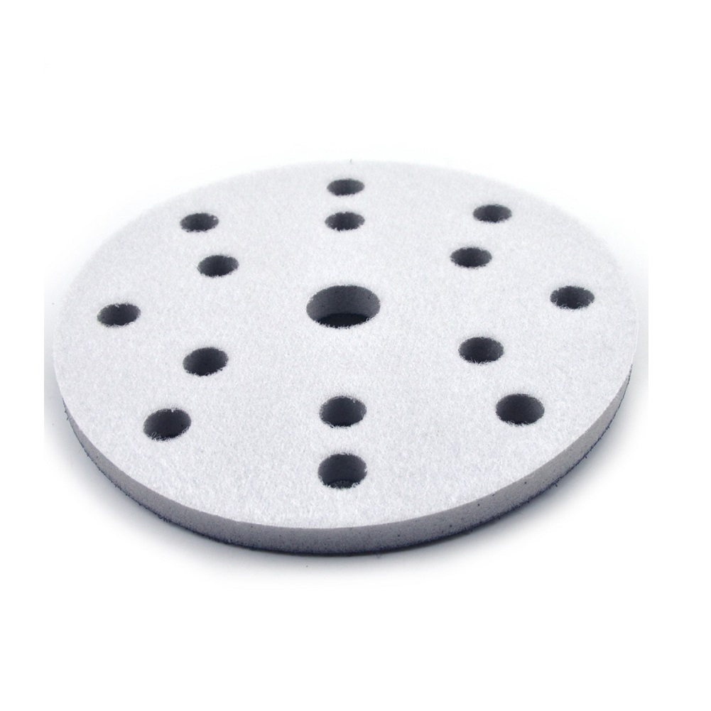 15 Gaten Zachte Spons Interface Pad 6 Inch 150 Mm Schuurpads Steunschijf Klittenband Schuurschijven Voor polijstmachine