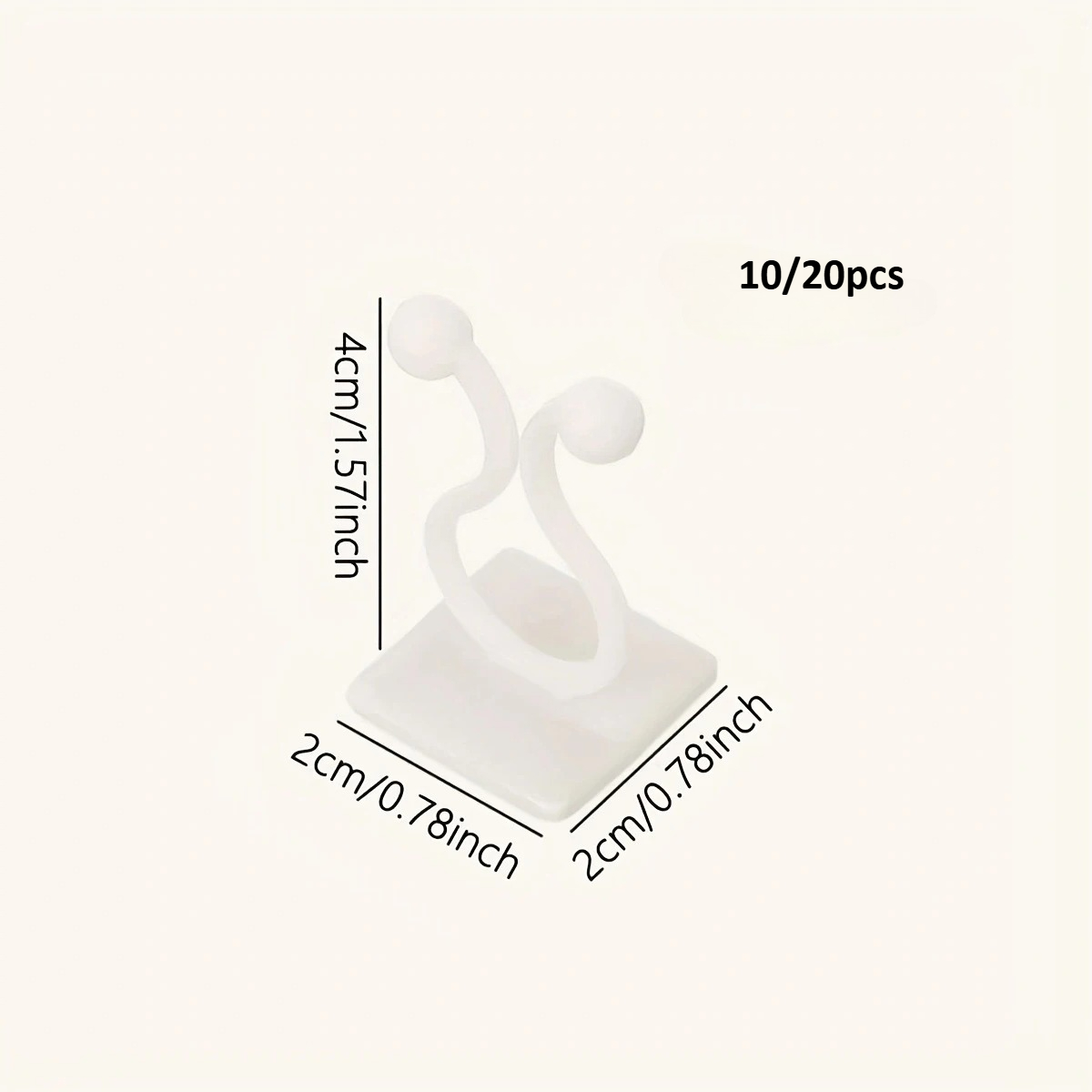 100pcs-Home Garden Plant Climbing Wall Fixture Clips Rattan Vine Fixer Self-Adhesive Plant Climbing Wall Fixed Buckle Hook