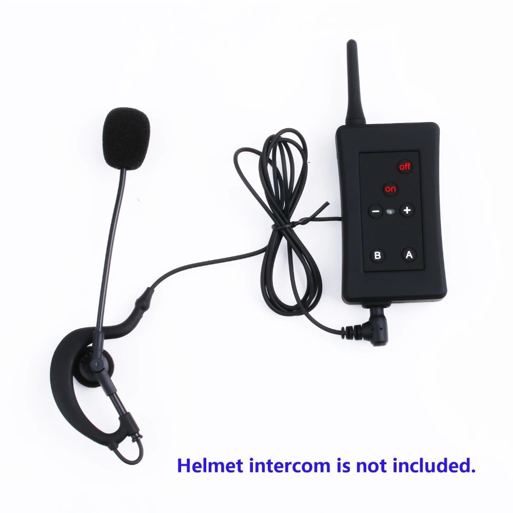 Full Duplex Zwei-Wege-Fußball Coach Judger Arbitro Ohrhörer Fußball Schiedsrichter Kommunikation Headset für V6 V4 FBIM Helmköpfe