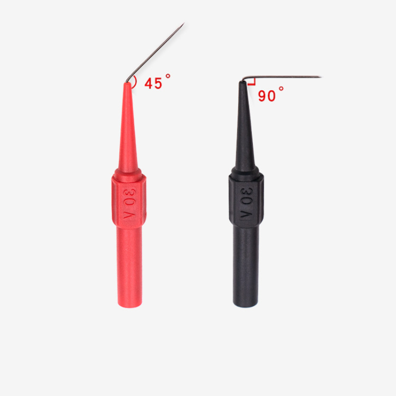 10ชิ้น30โวลต์เครื่องมือวินิจฉัยเครื่องทดสอบมัลติมิเตอร์นำไปสู่การขยายปลายเข็มหัวเจาะด้านหลังชุดยานยนต์0.7มม.